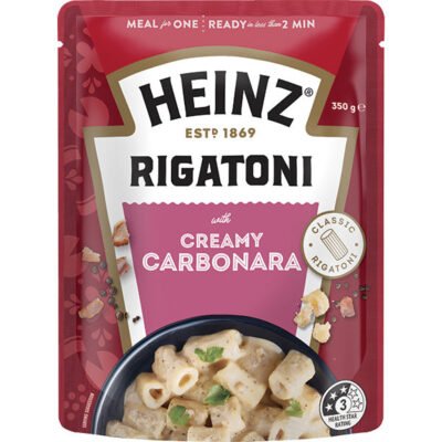 Heinz Pasta Rigatoni Carbonara 350g