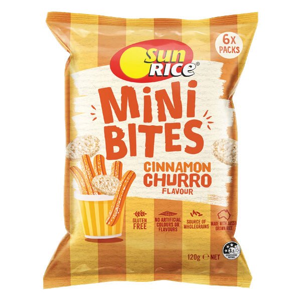 Sunrice Mini Bites Cinnamon Churro 6-Pack