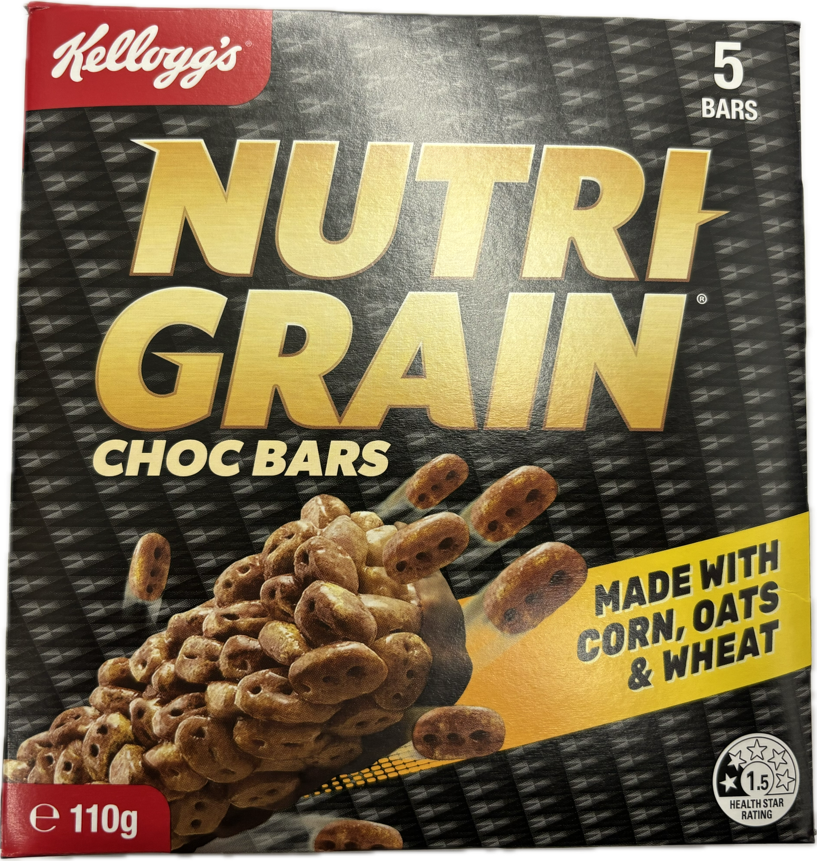 Kellogg's Nutri-Grain Chocolate Bar 5PK 110g