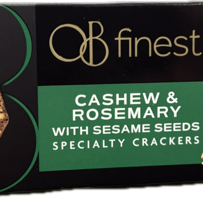 OB Finest Cashew & Rosemary Crackers 150g